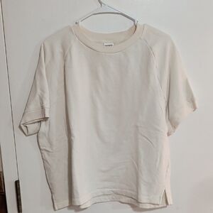 PINK Victoria's Secret Cream Sweater Tee